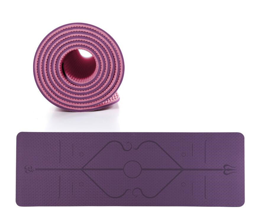 Fitness Non Slip TPE Yoga Mat