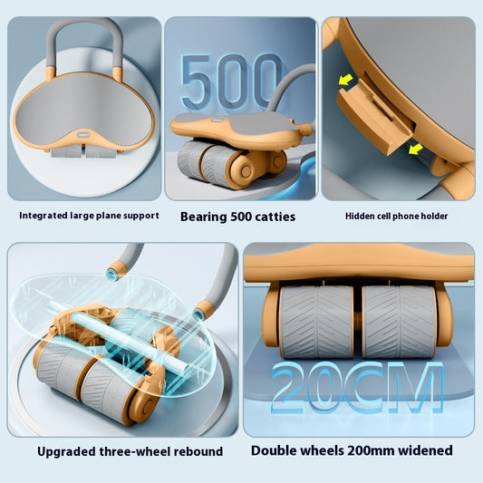 Automatic Rebound Home Fitness Abdominal Wheel